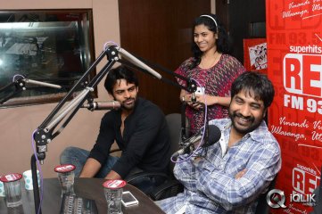 Sai Dharam Tej and YVS Chowdary at Red FM